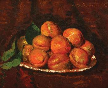 Octav Bancila : Still life with peaches